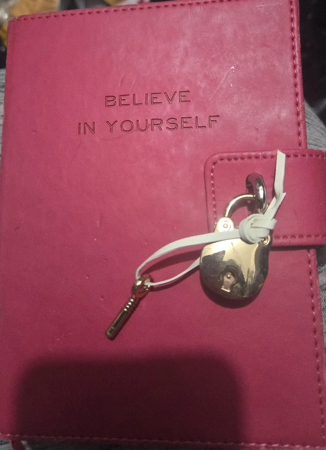 Pink Diary with Lock - photo 2
