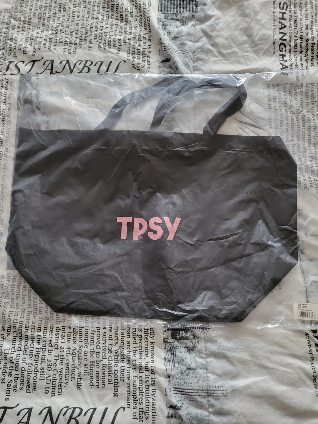TPSY Black Tote Bag - photo 2