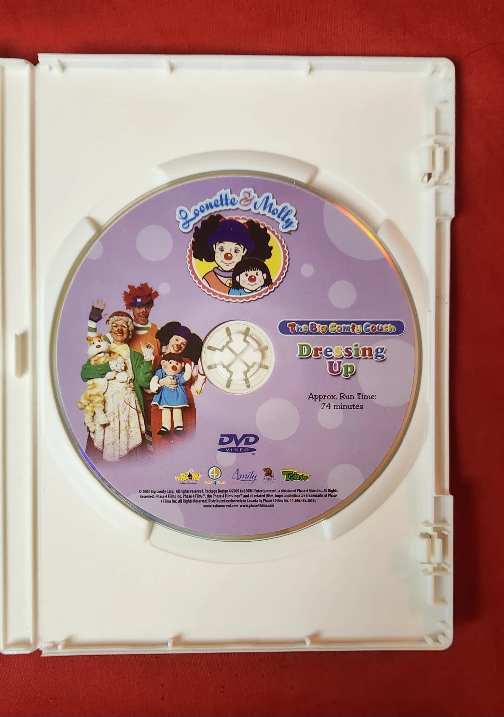 Big Comfy Couch DVD - "Dressing Up" - RARE, OOP - photo 3