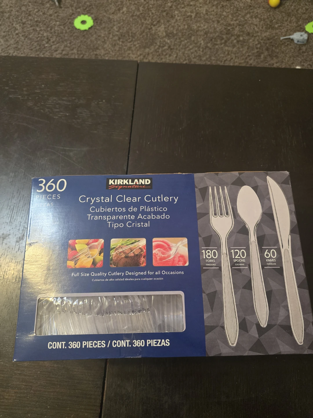 Kirkland Signature Crystal Clear Cutlery - 360 Pieces - photo 3