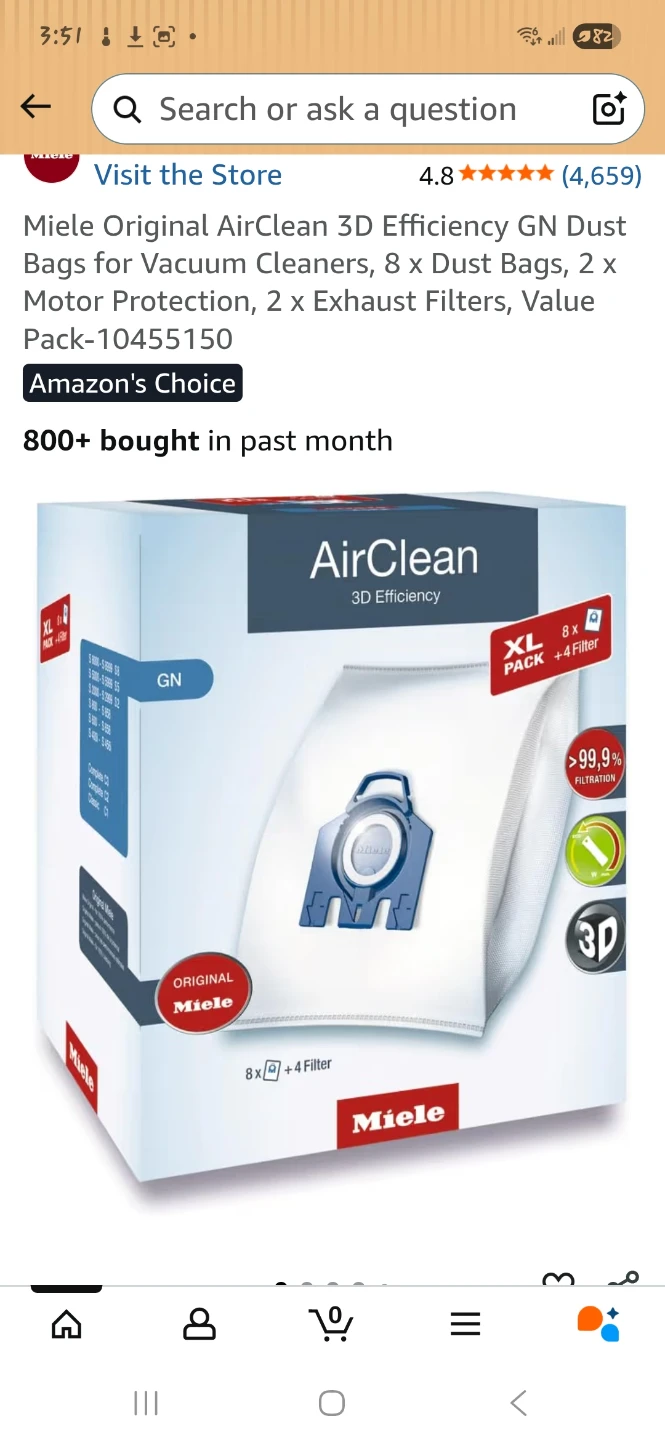 Miele AirClean 3D Efficiency GN Vacuum Bags