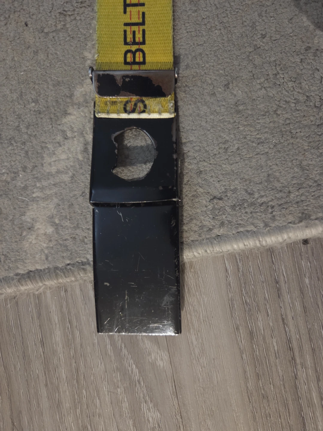 Off-White Yellow Belt - photo 3