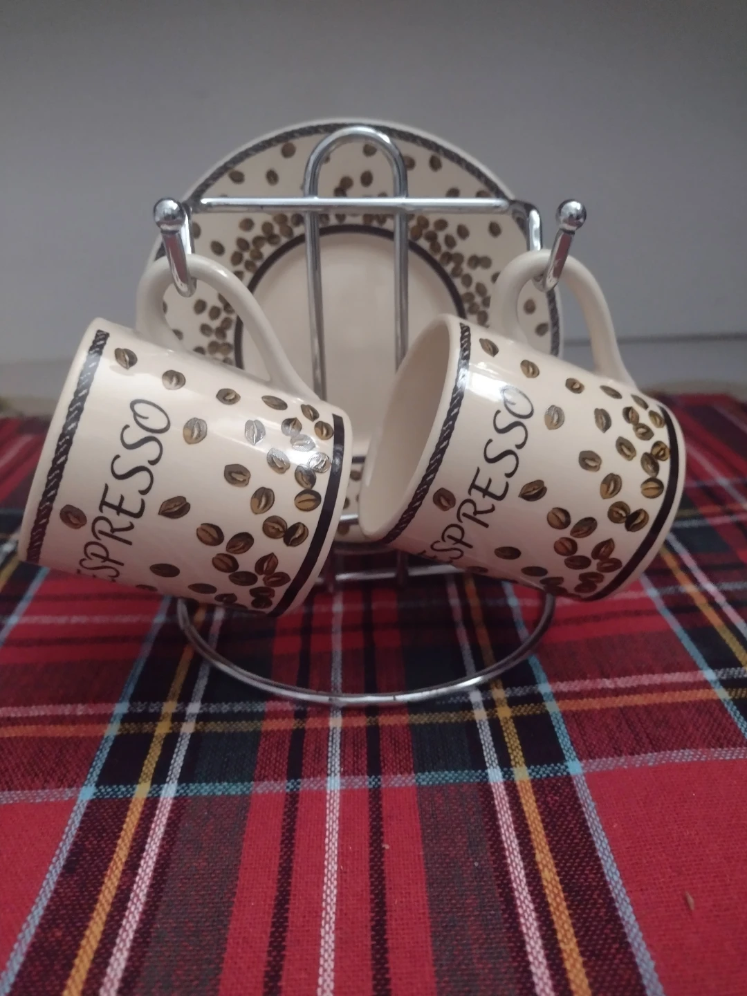 Espresso Cups and Saucers Set