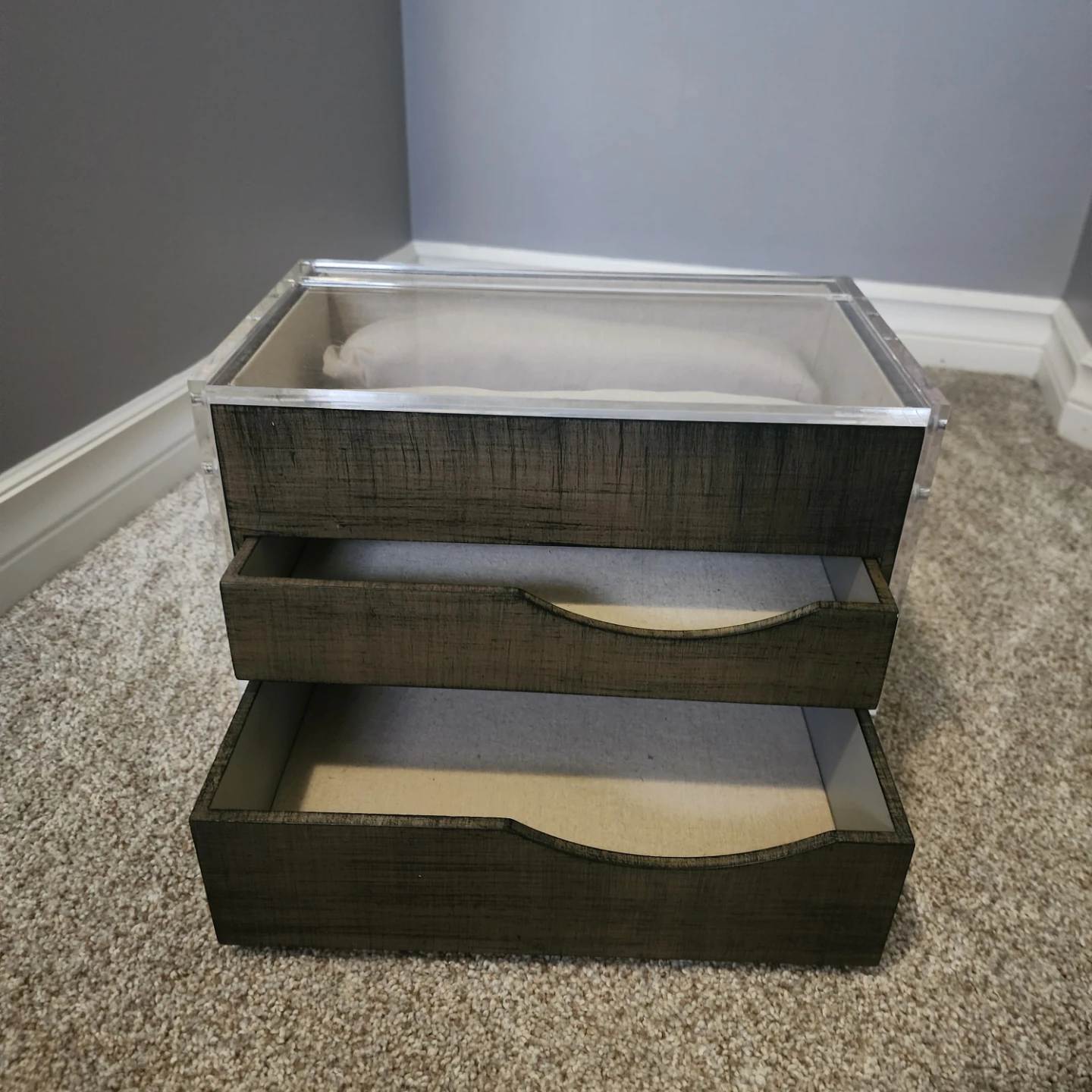 Watch drawers. Wood