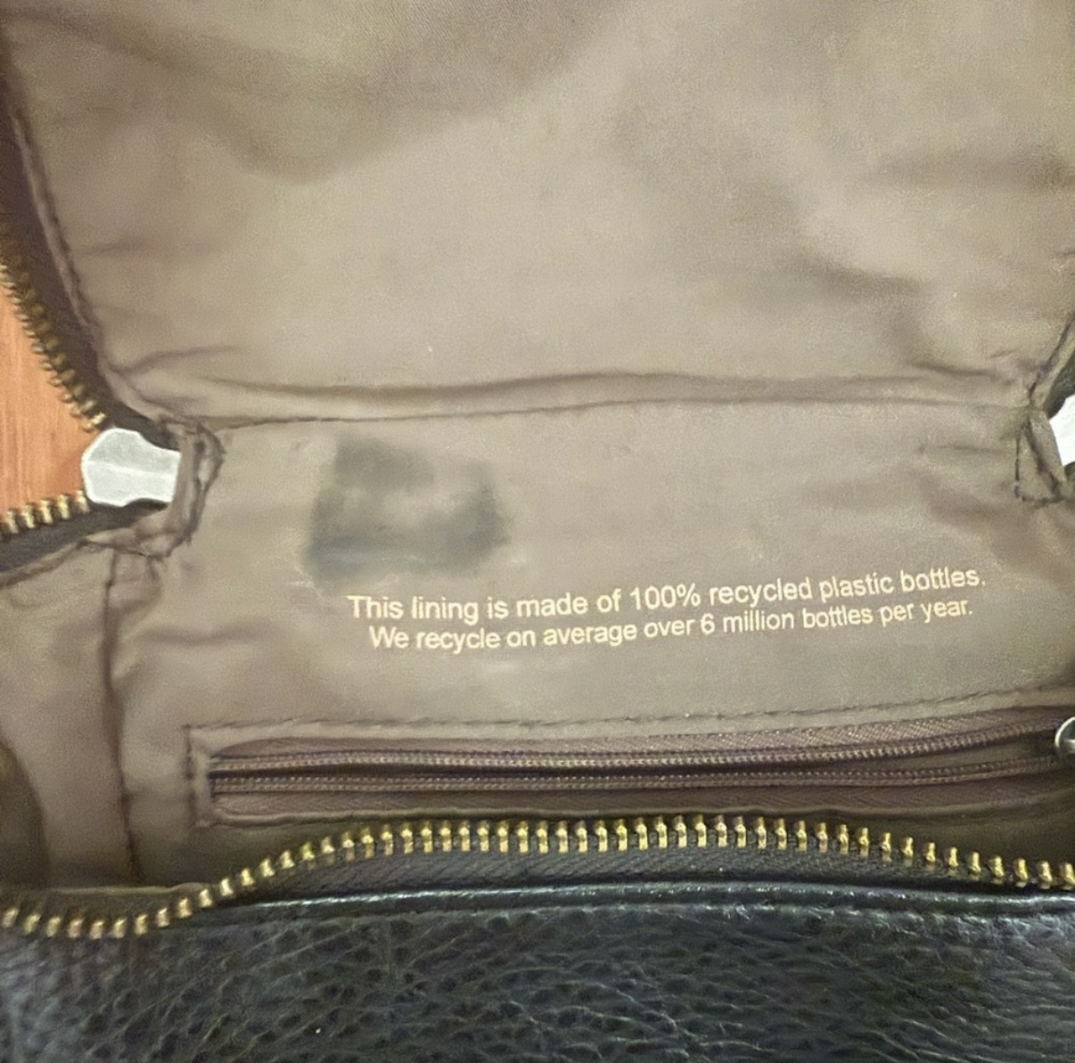 Matt & Nat Black Faux Leather Mini Backpack - photo 4