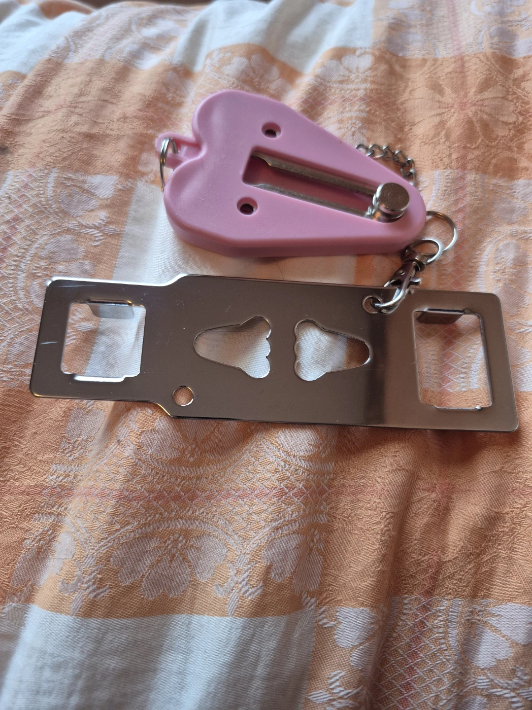 Portable Door Lock with Heart Design