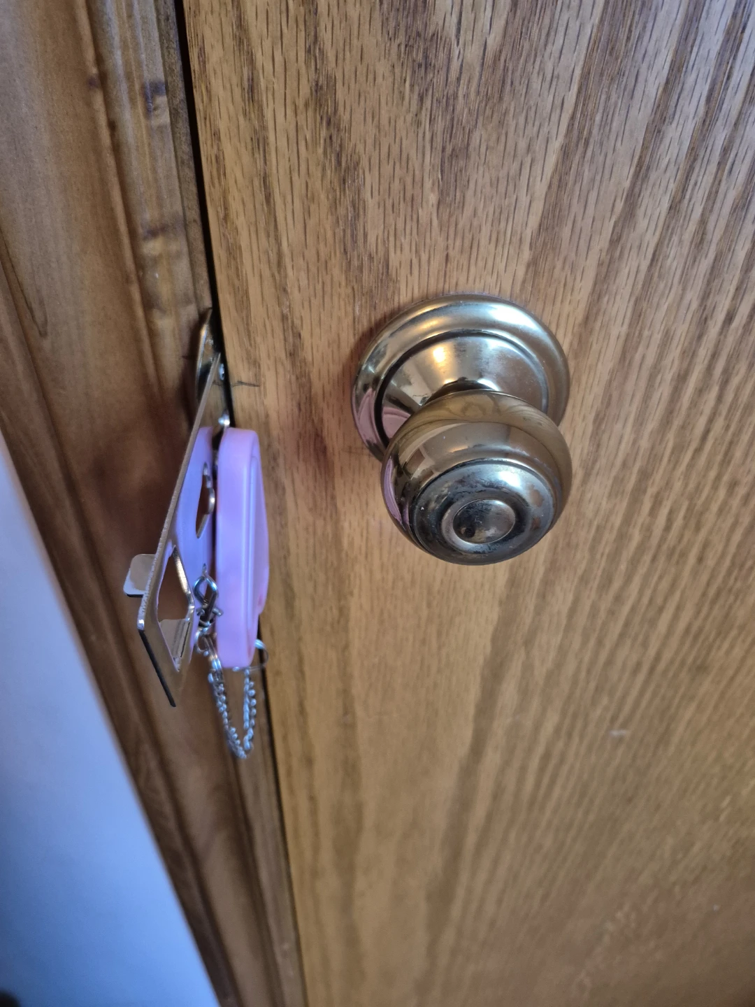 Portable Door Lock with Heart Design - photo 3
