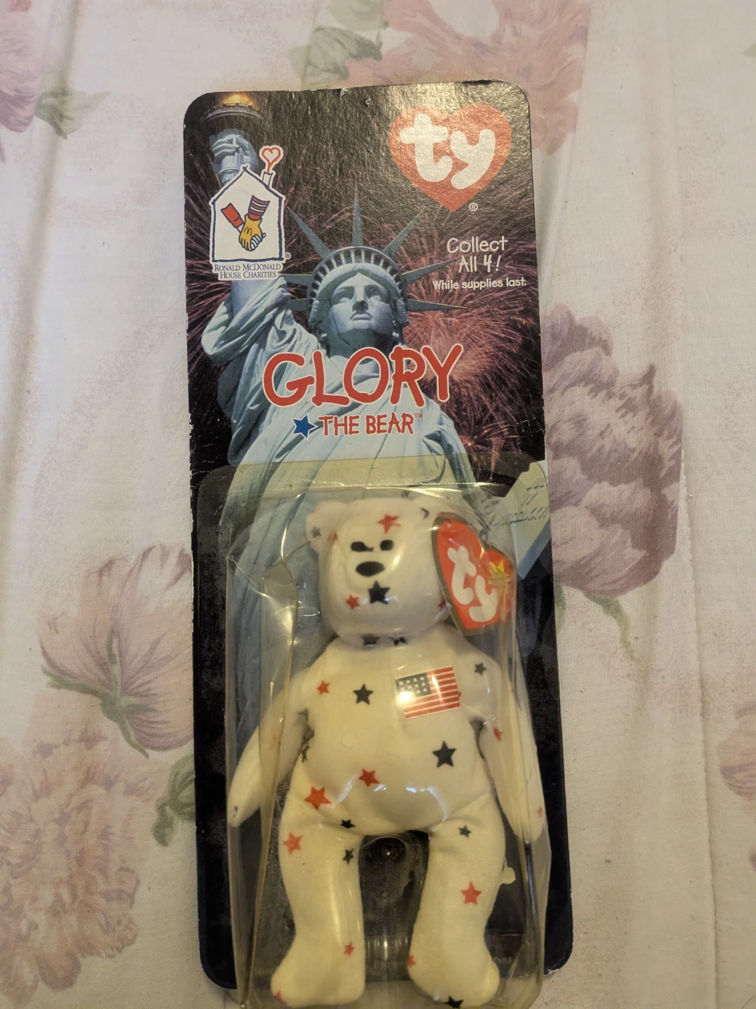 TY Beanie Babies: Maple, Glory, Erin, Britannia