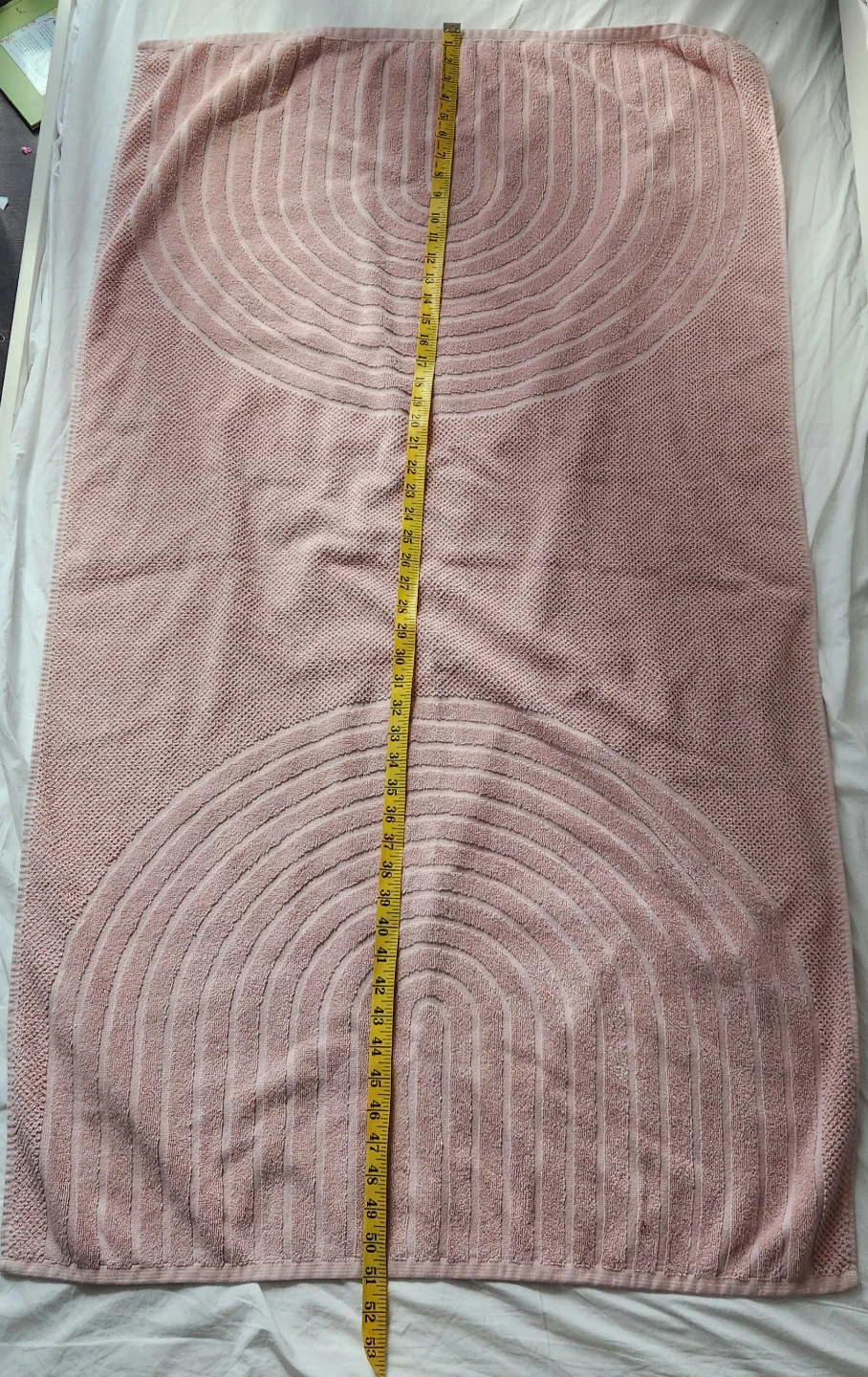 Pink & White Bath Towels - 27x52 inches - photo 5