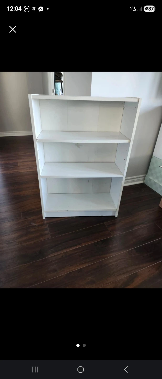 White Bookcase