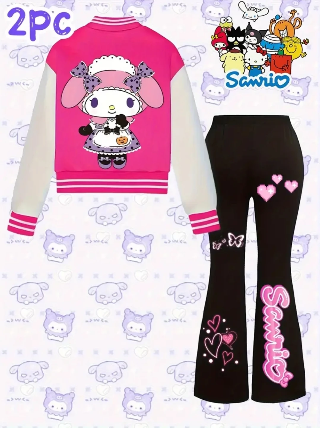 Sanrio My Melody 2-Piece Outfit (Size 11-12Y)