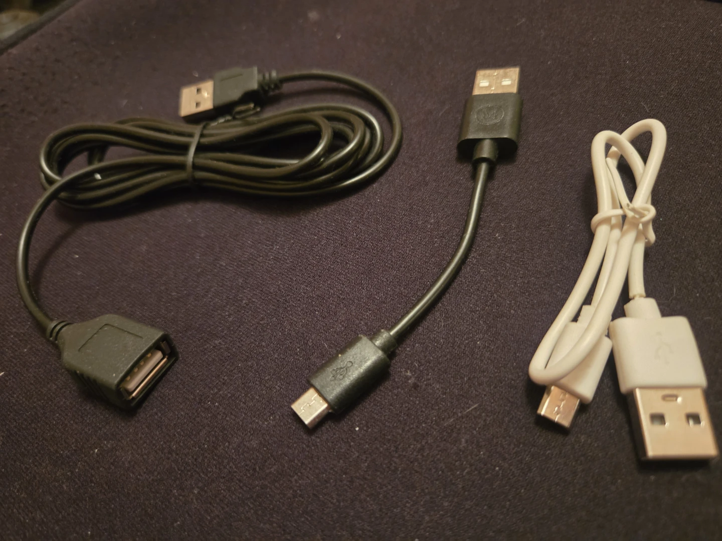 USB Cables - Black and White