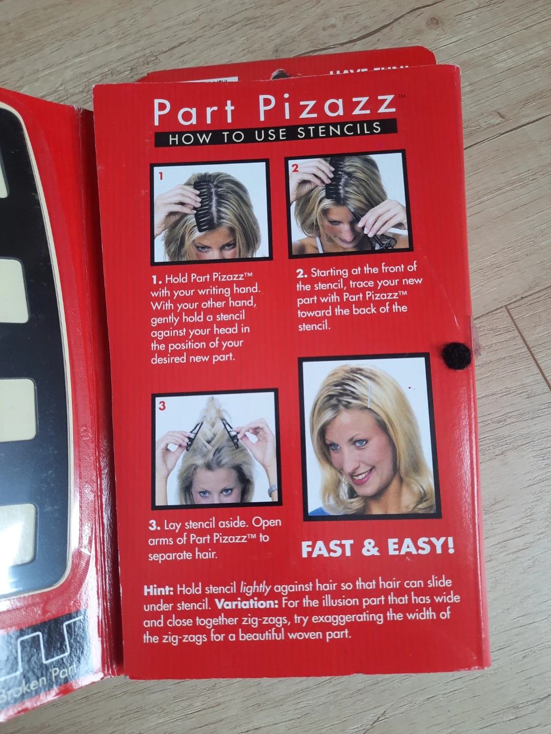Hairagami Part Pizazz Zig-Zag Part Kit - Hairstyles - photo 5