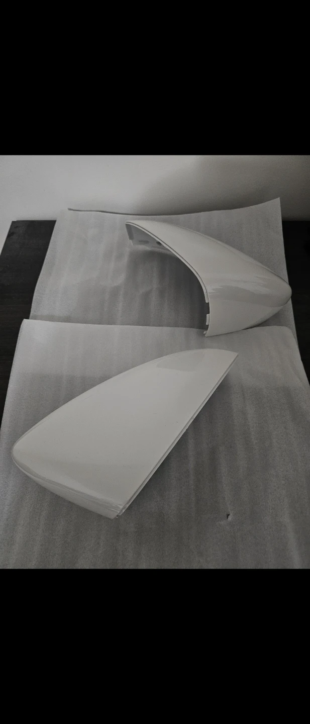 White Car Side Mirror CoversMazda 3 2025 mirror covers