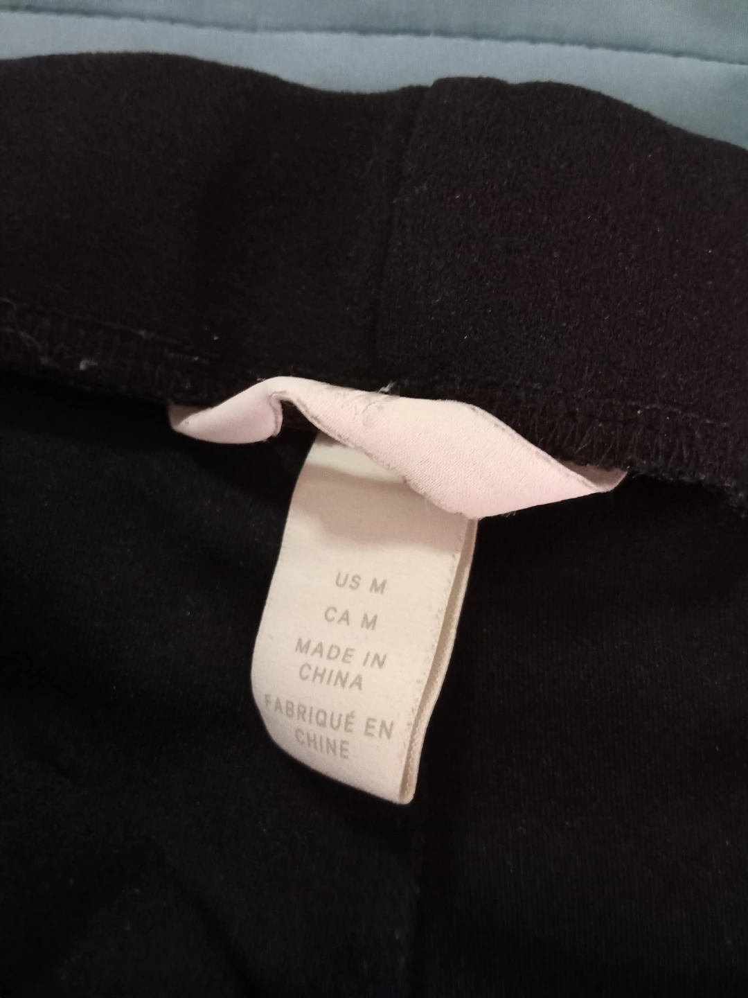 H&M Wide Leg Cropped Pants - Black - Medium - photo 2