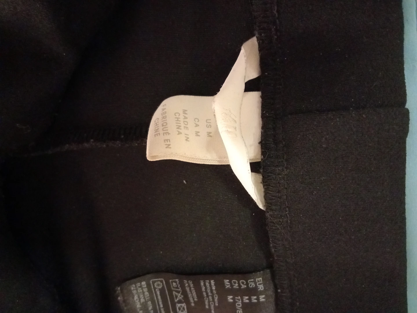 H&M Wide Leg Cropped Pants - Black - Medium - photo 3
