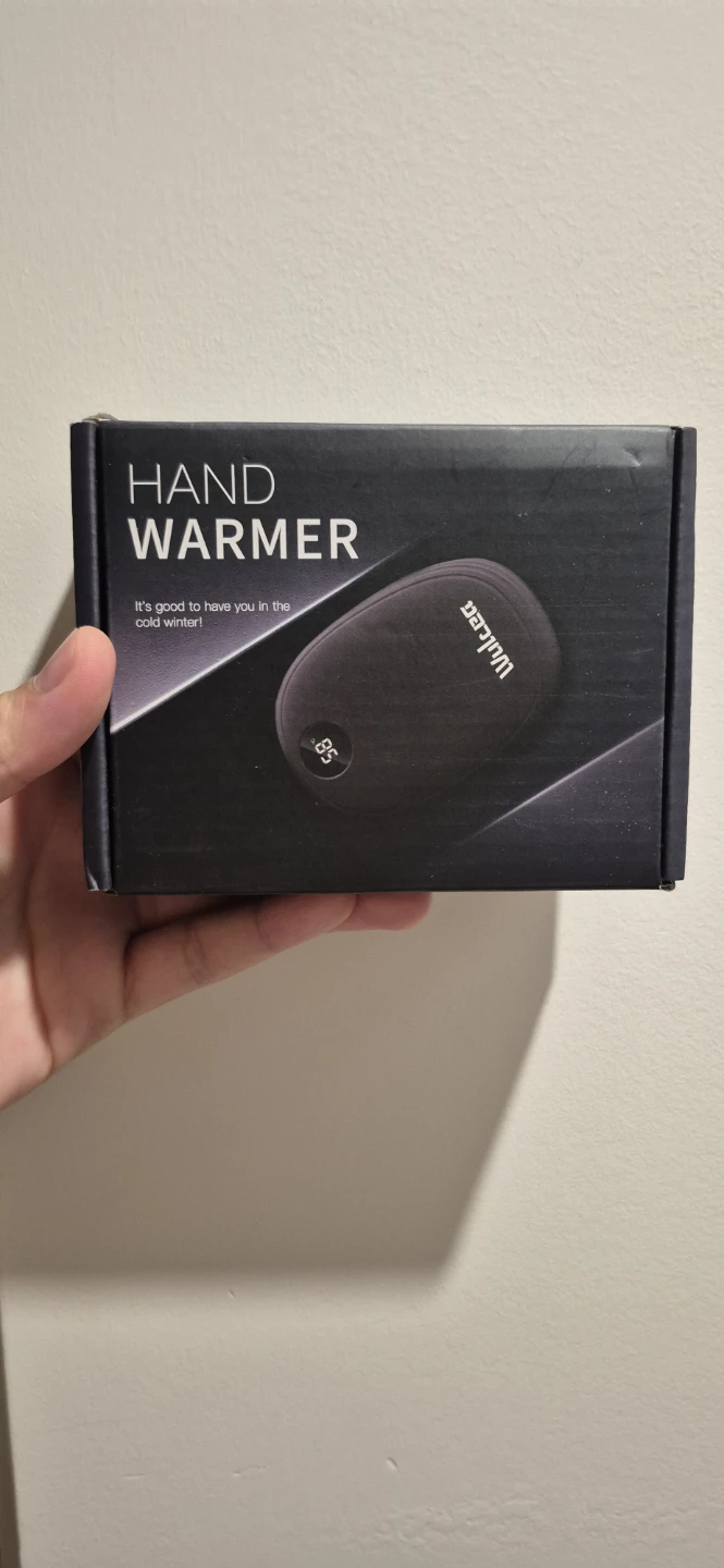 New Wulcea S8 Double Sided Hot Hand Warmer - Black