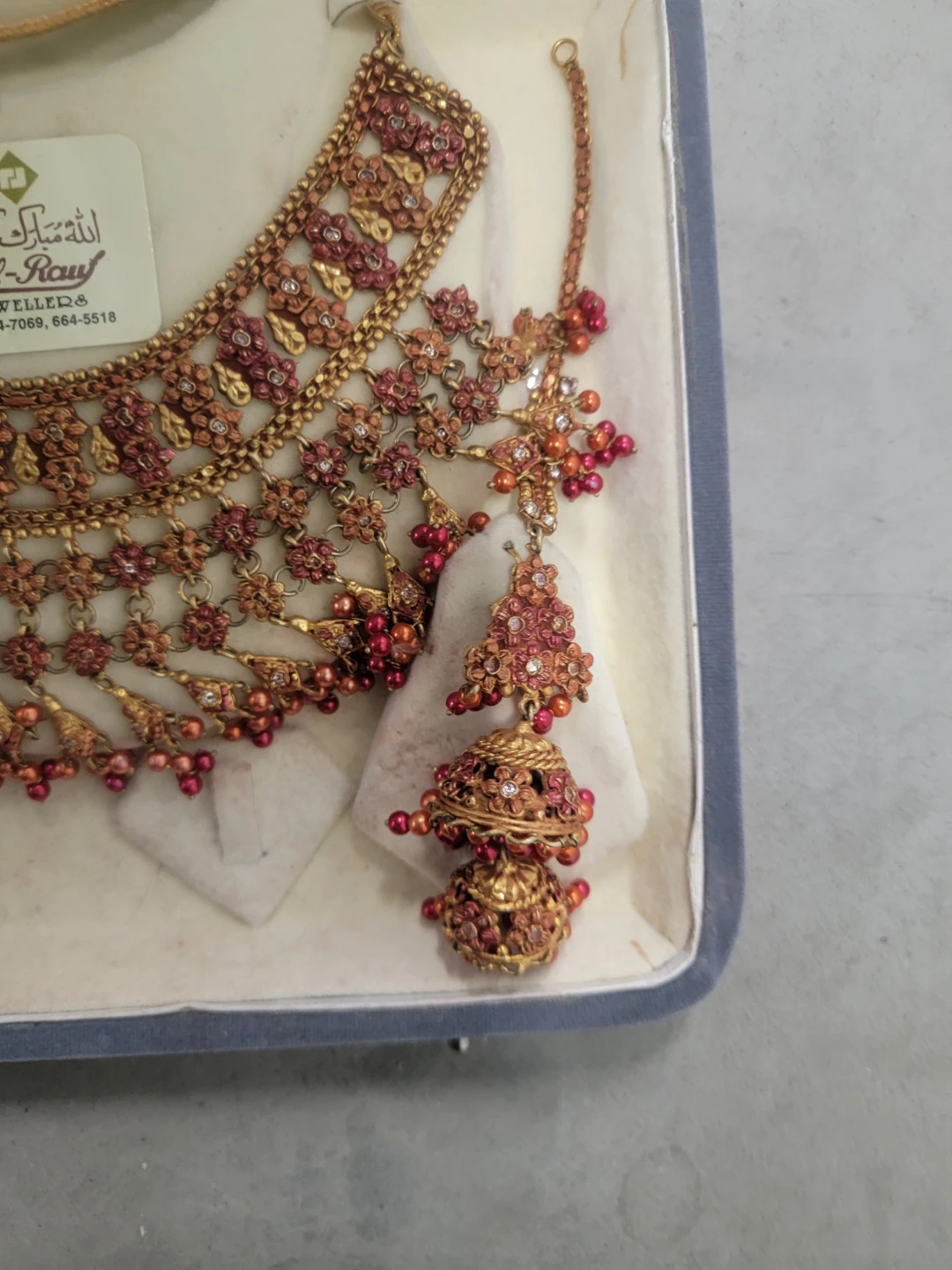 Al-Firoz Jewellery Set with Earrings - photo 2