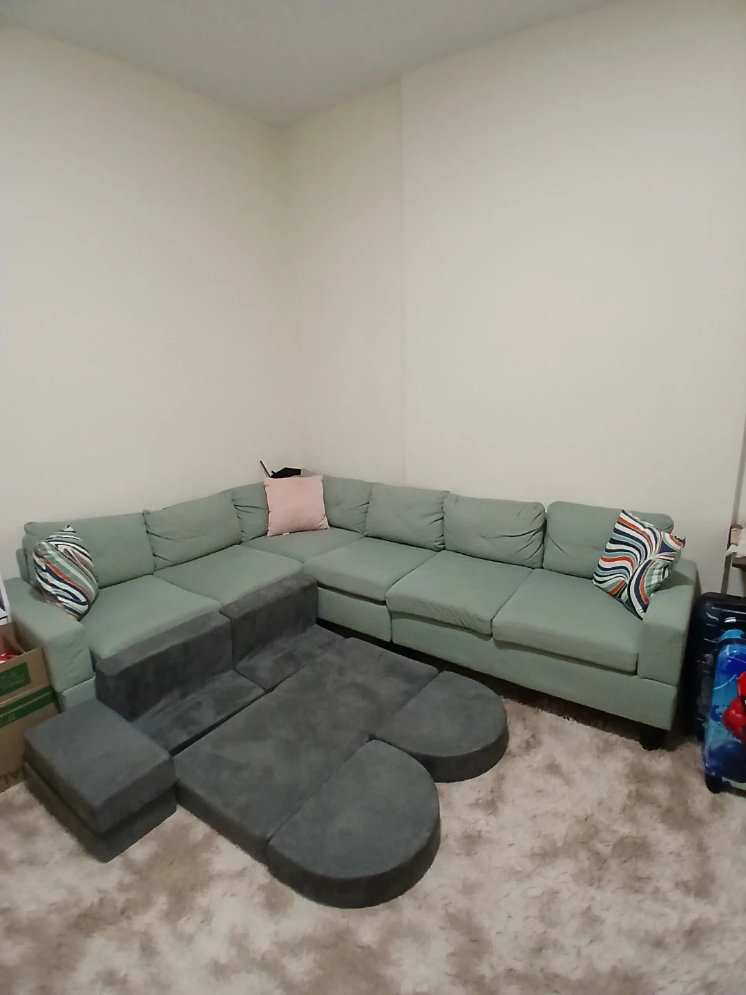 Nugget Comfort Couch - Sage Green - photo 2