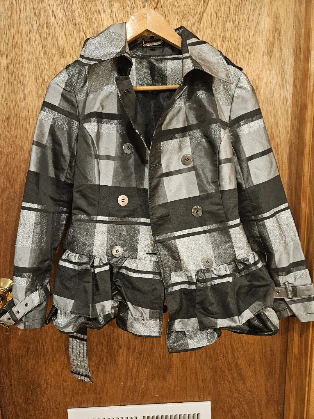 Eva Couture XS Plaid Jacket
