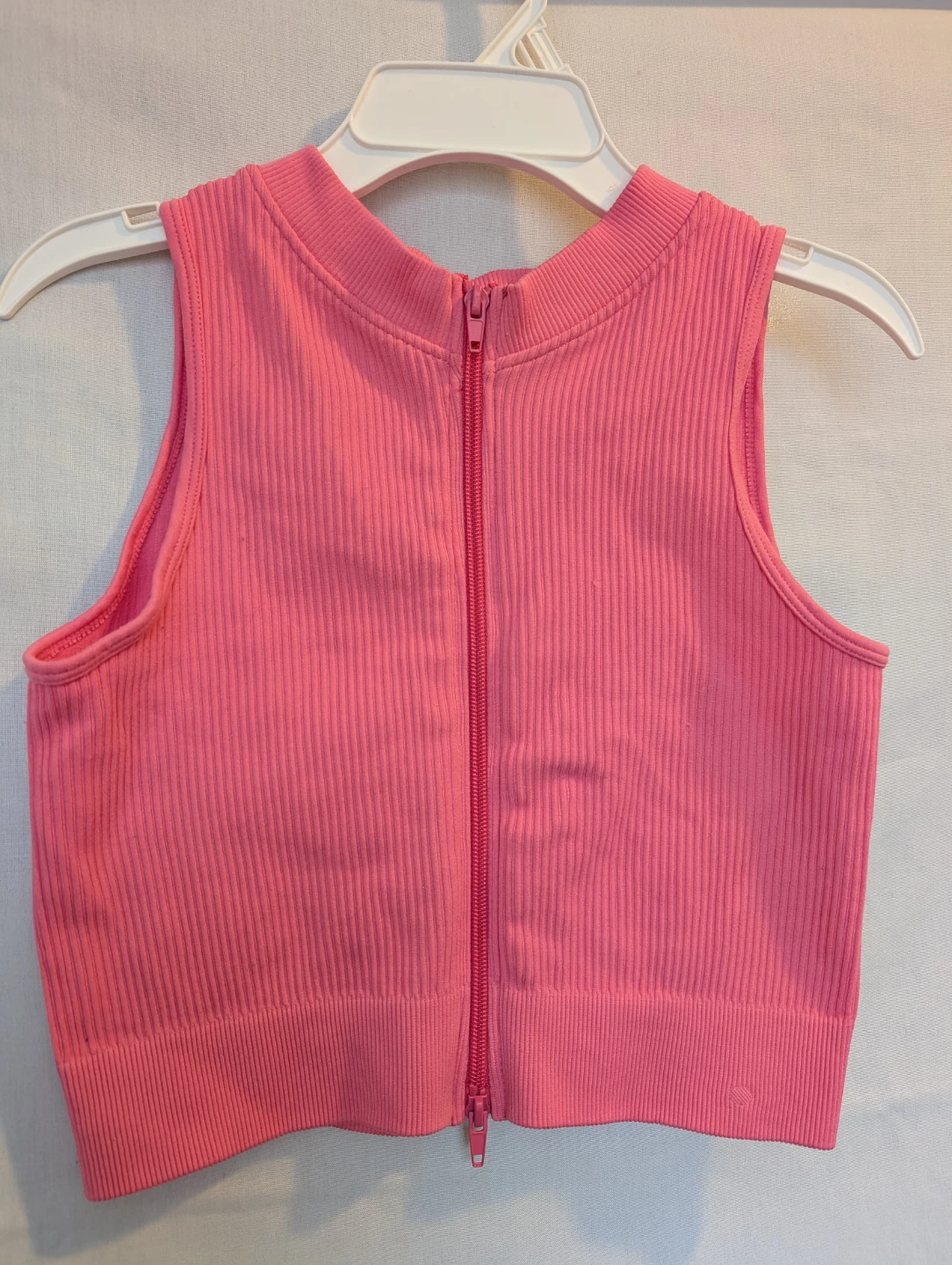 Sommer Ray Pink Ribbed Tank - Size S