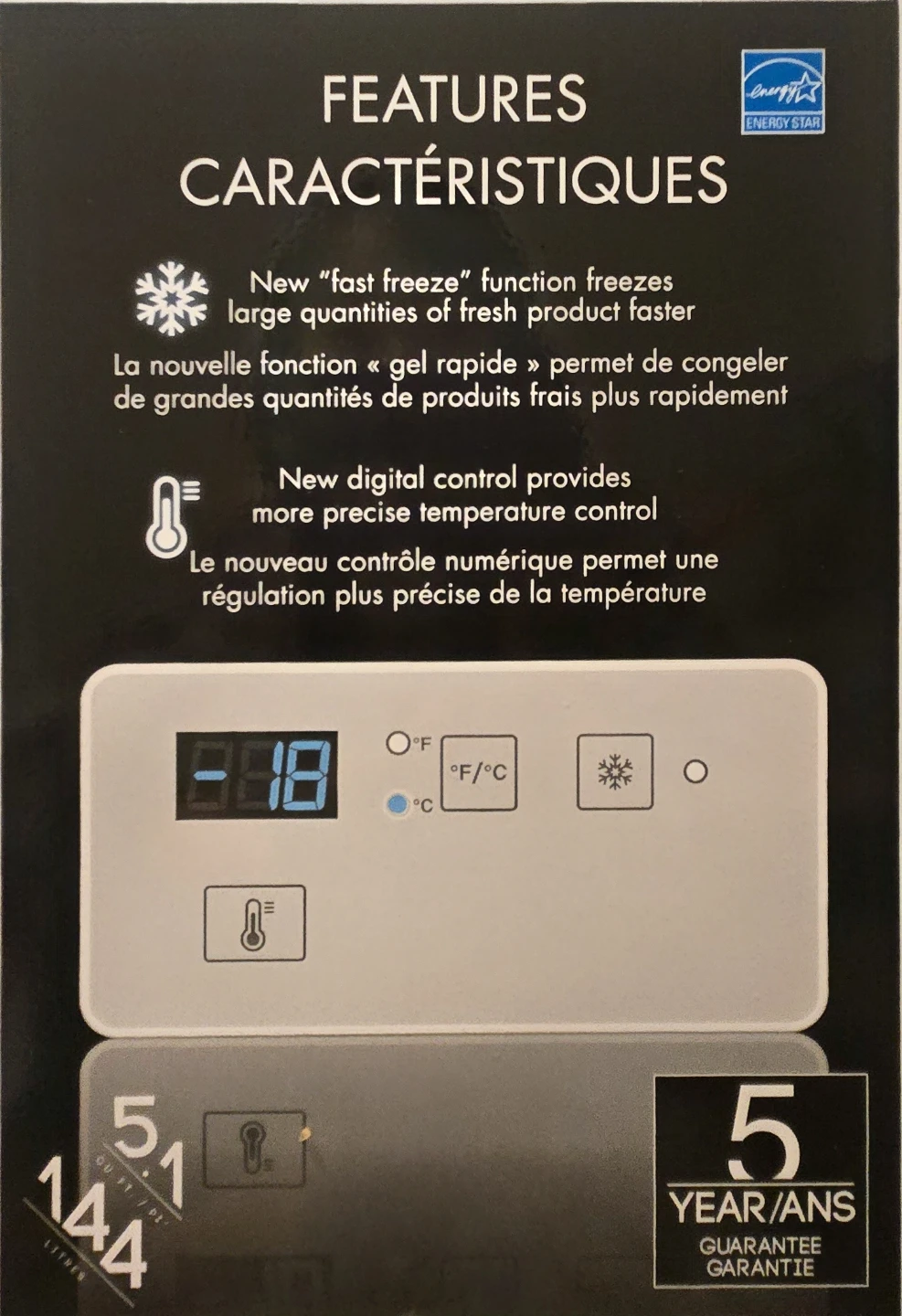 Danby Designer 5.1 cu. ft. White Chest Freezer - photo 3