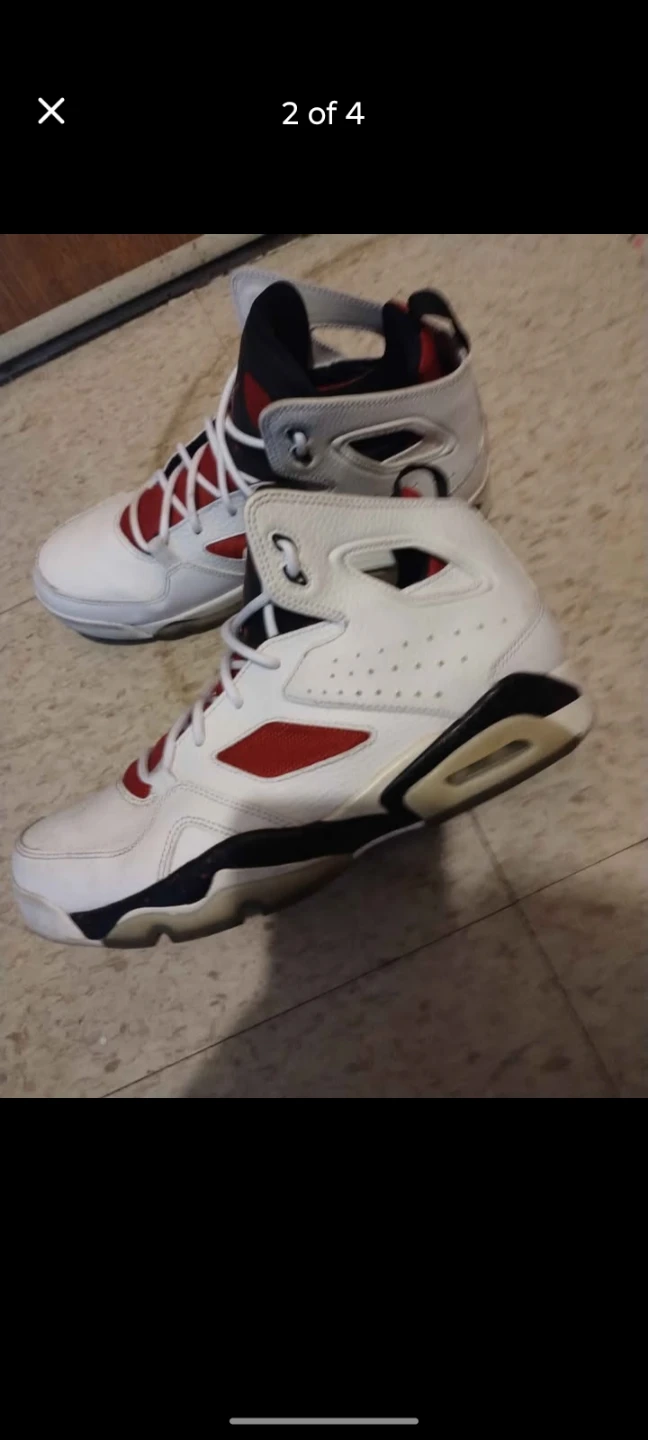 Air Jordan Flight 45 High White/Red