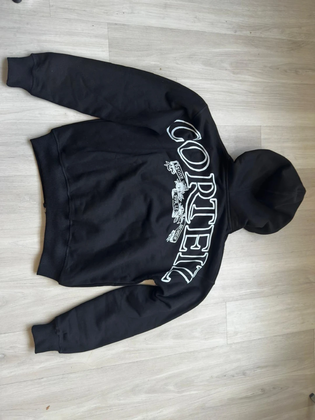 Corteiz Black Hoodie & Sweatpants Set - photo 3