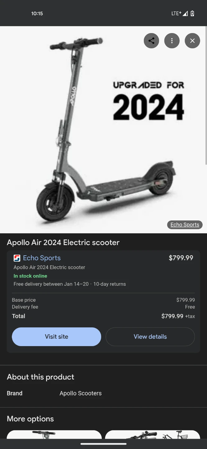 Apollo Air 2024 Electric Scooter - photo 5