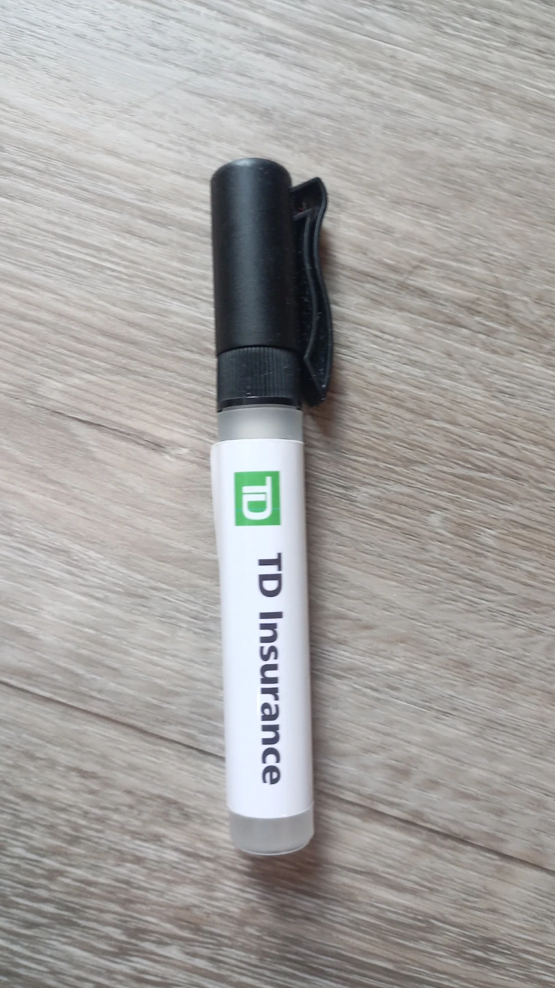 TD Insurance Hand Sanitizer Pen