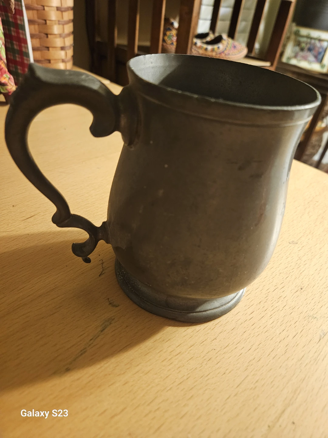 Goldsmiths & Silversmiths Antique Pewter Mug - photo 3