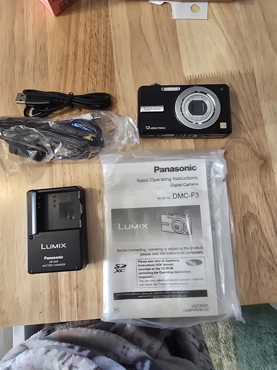 Panasonic Lumix F3 Digital Camera - Black