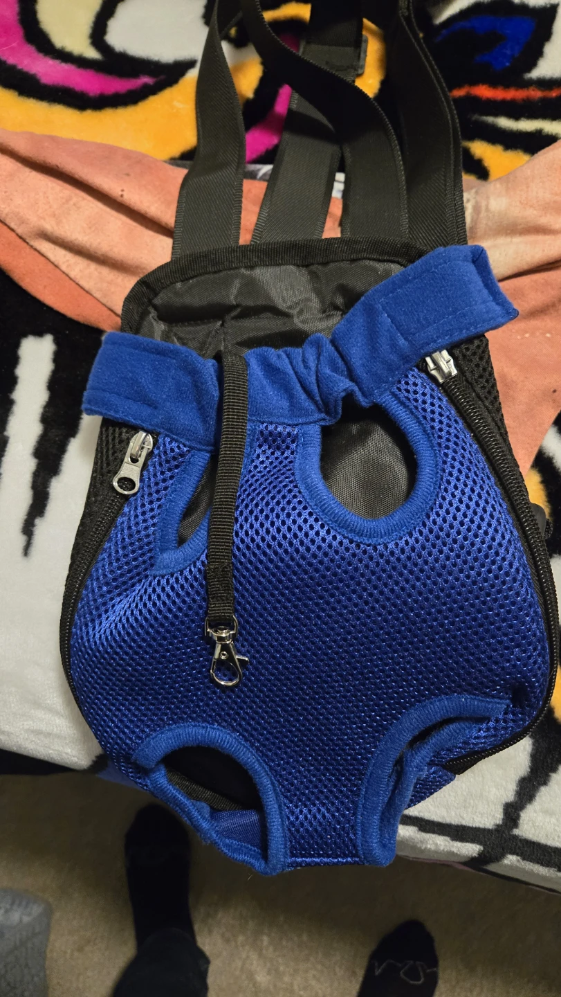 Blue Pet Carrier Backpack