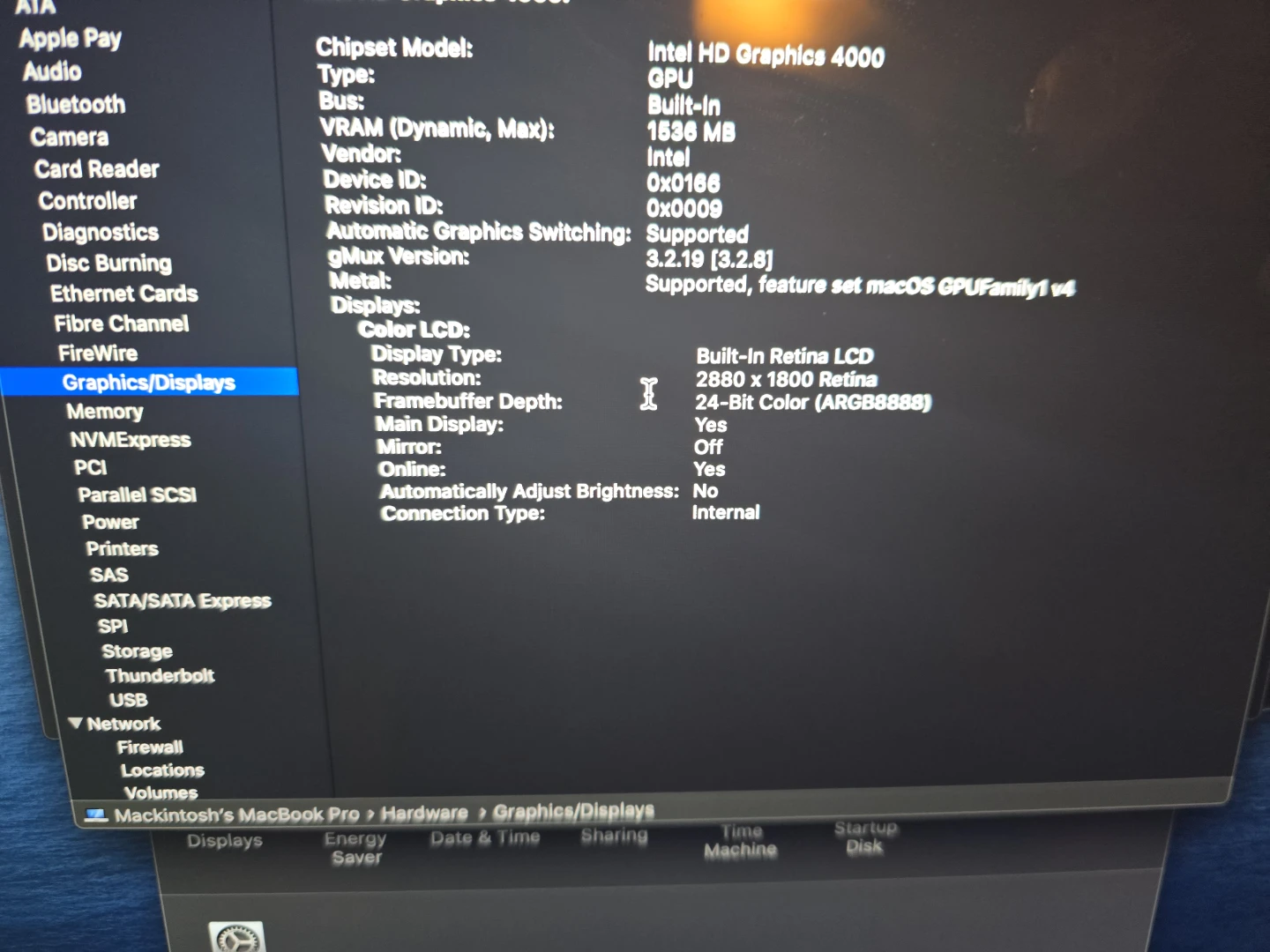 Apple MacBook Pro 15 inch Retina Display model A1398 - photo 4