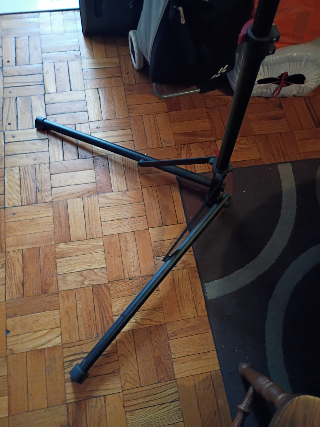 Black Bicycle Repair Stand