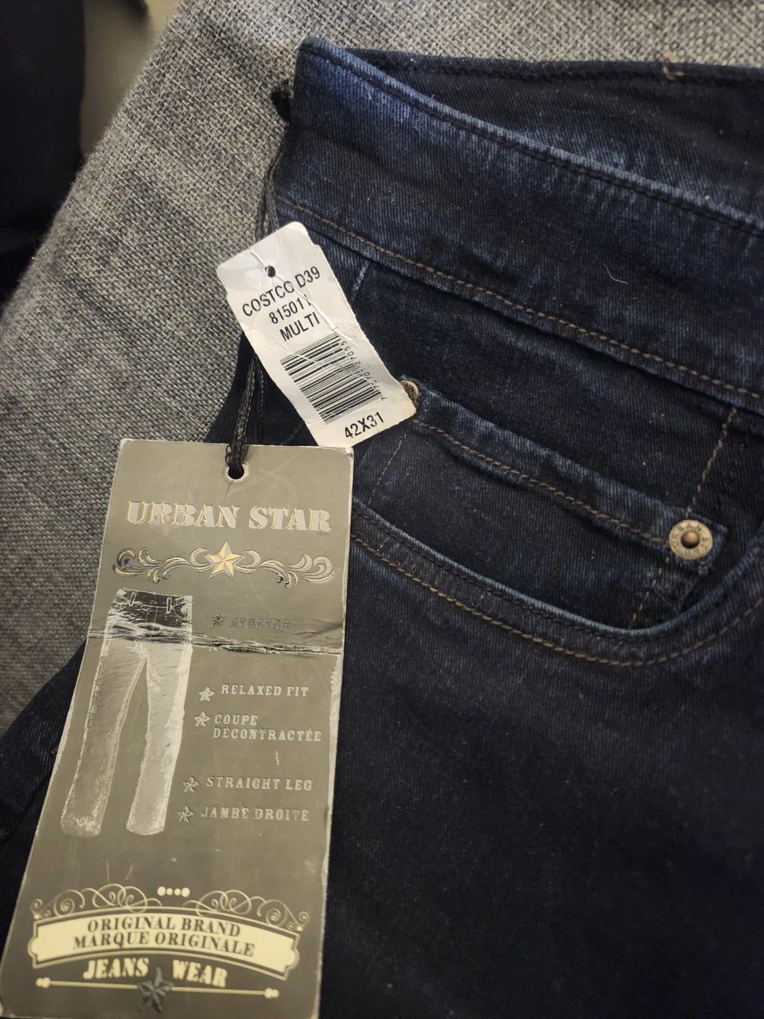 Urban Star Men's Jeans - Relaxed Fit 42x31 - photo 2