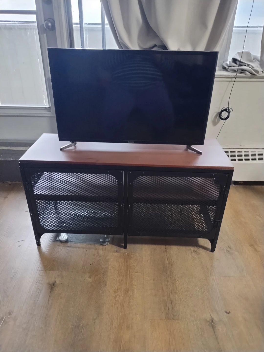 Wood & Metal TV Stand