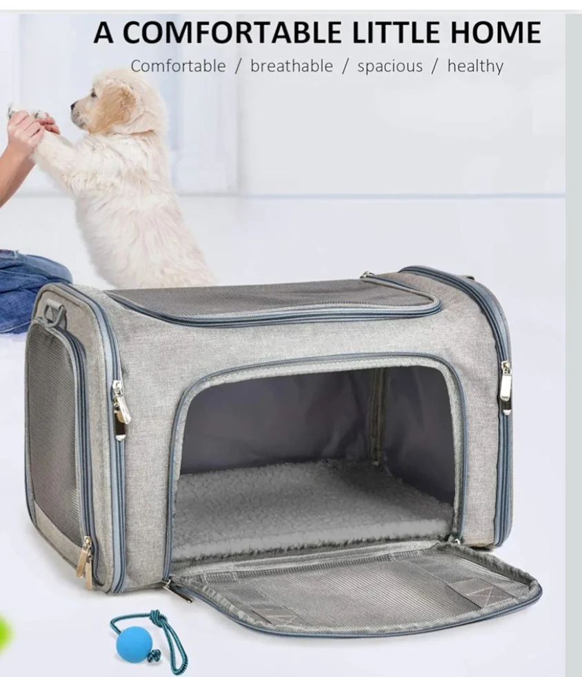 Comfortable Pet Carrier - Grey - photo 2