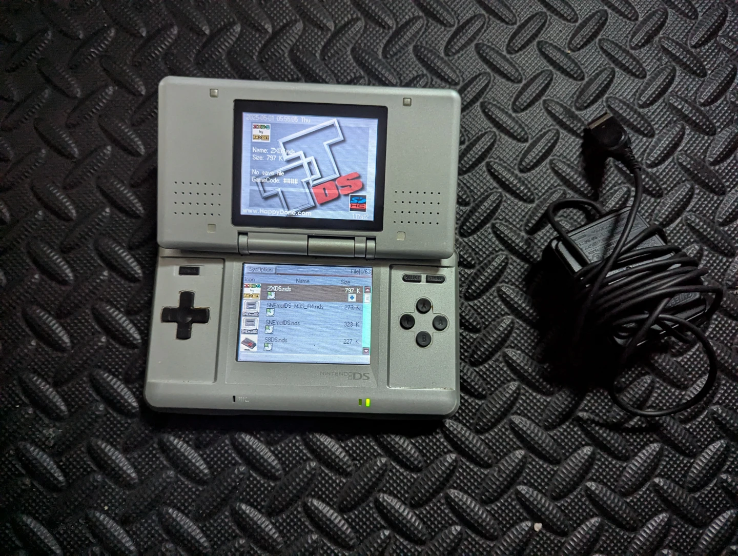 Nintendo DS Silver with Charger
