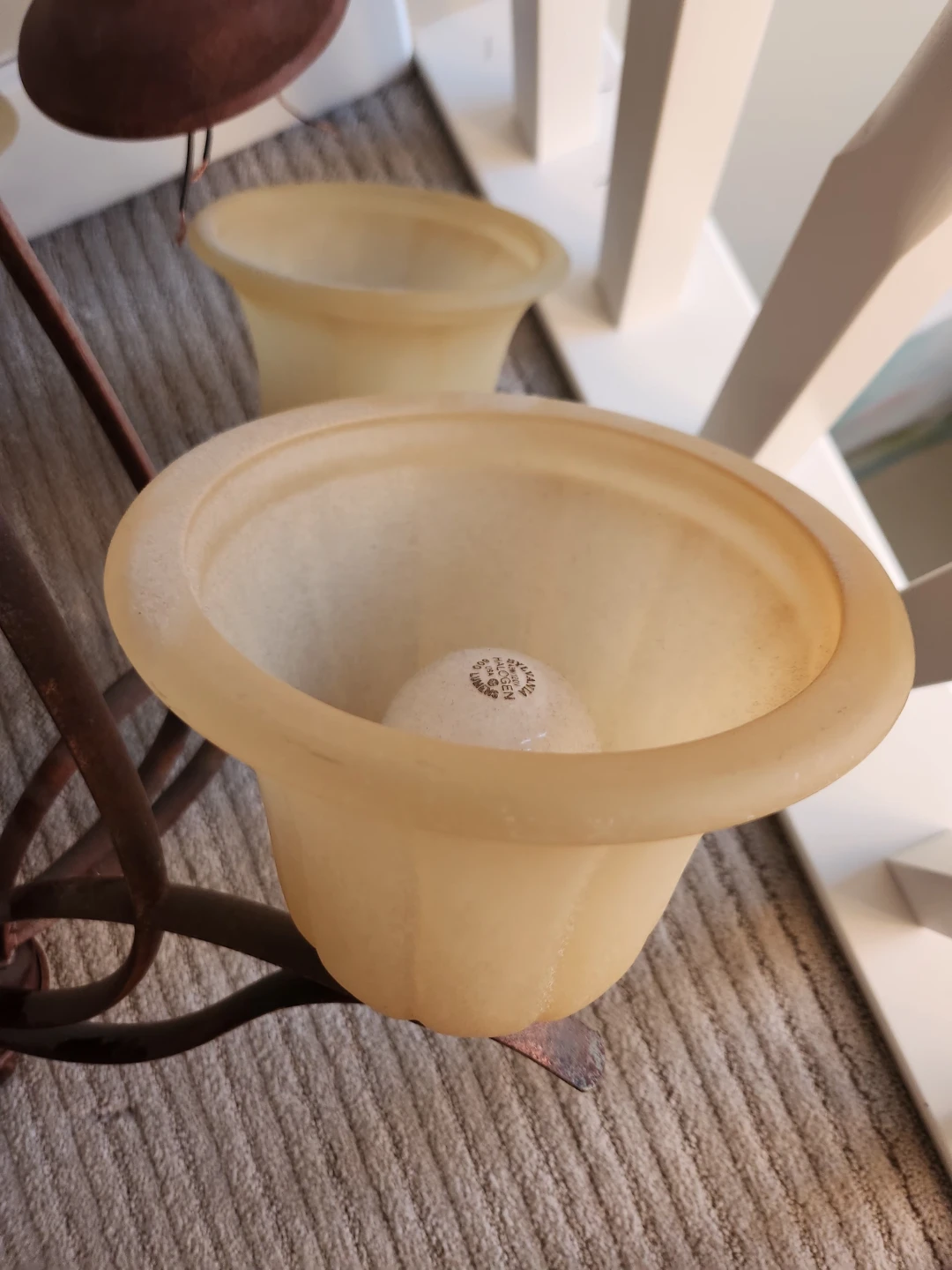 GORGEOUS ART NOUVEAU Chandelier with 5 Lights - photo 2