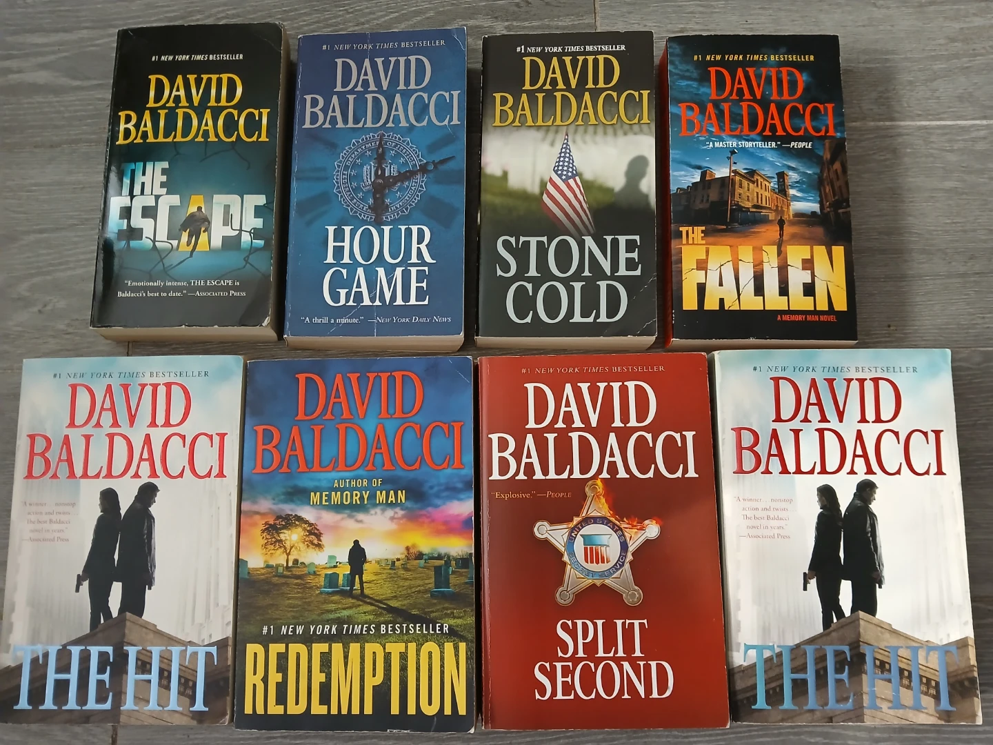 Lot of Assorted Thriller Novels. $2 EACH CASH.