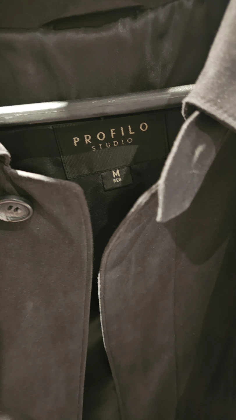 Profilo Studio Men's Trench Coat - Size Medium - photo 2