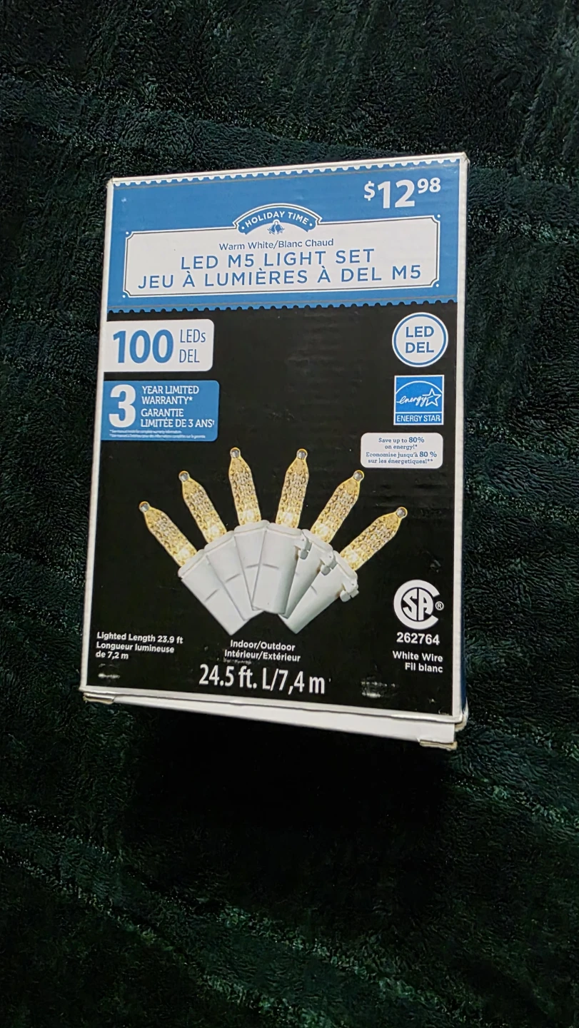 Holiday Time LED M5 Light Set - 24.5 ft - photo 2