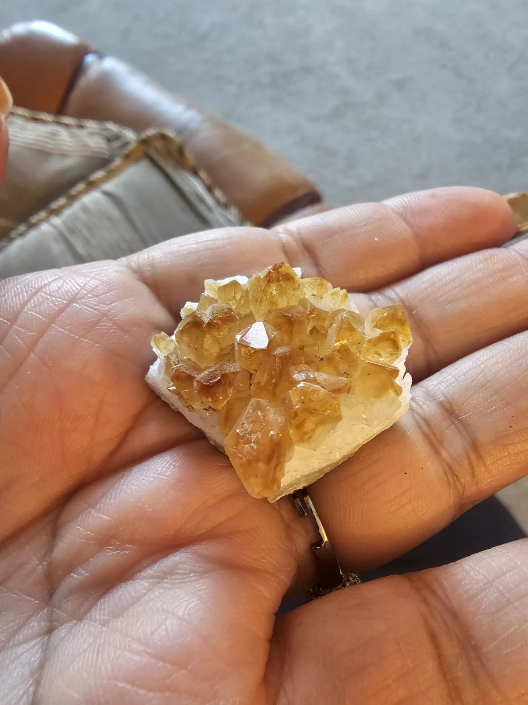 Citrine Crystal Cluster