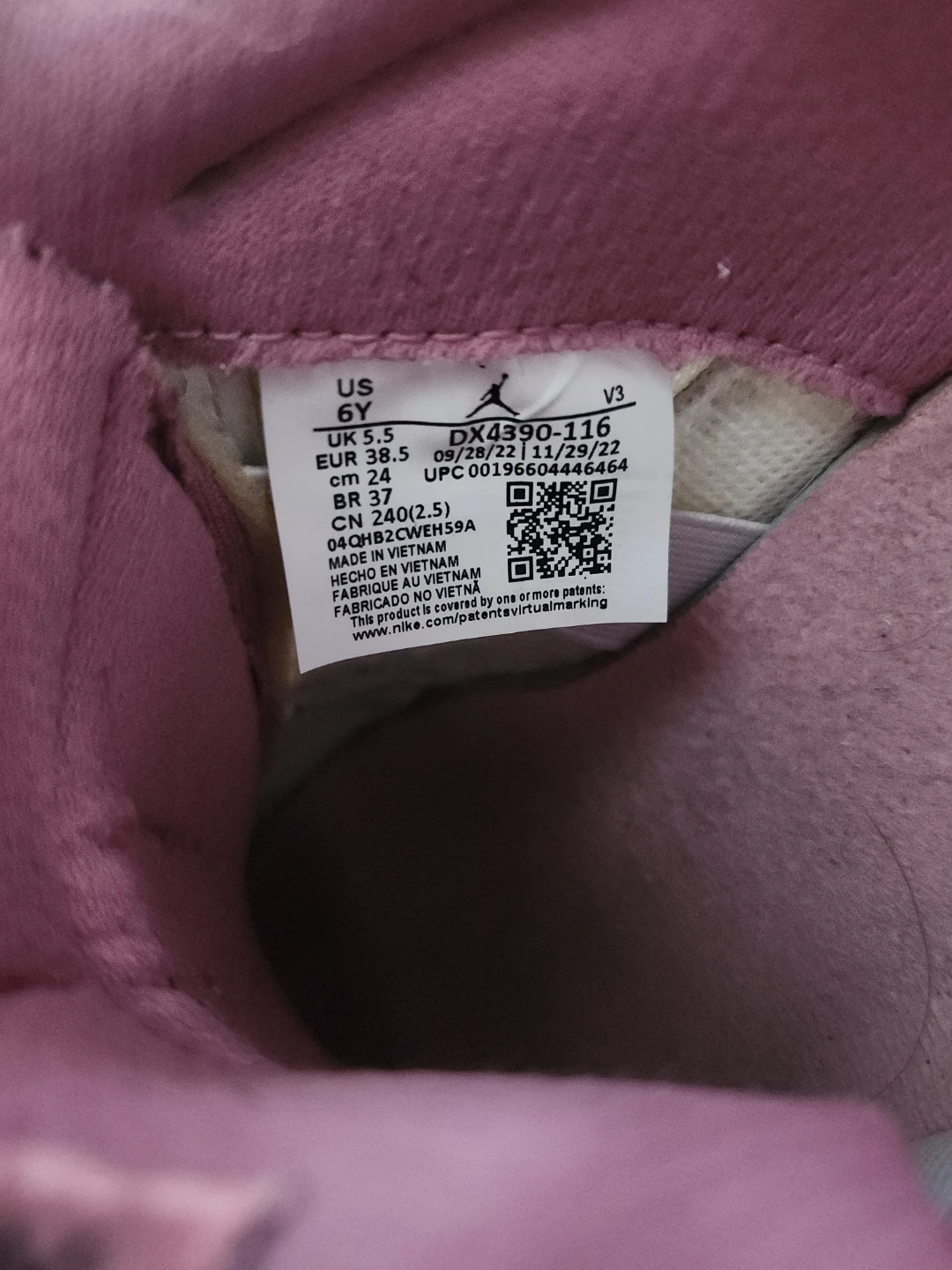 Air Jordan 5 Retro GS "White Pink" - photo 5
