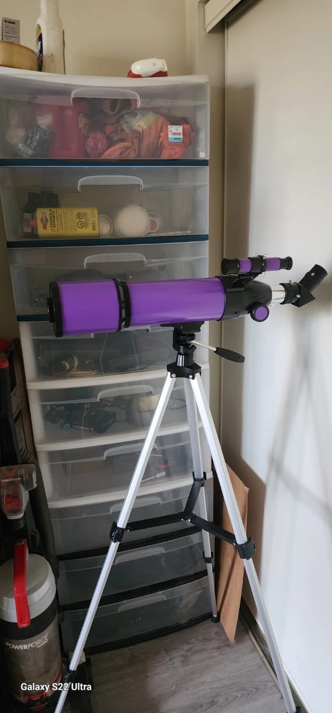Astronomical Telescope with Accessories, Carrying Bag