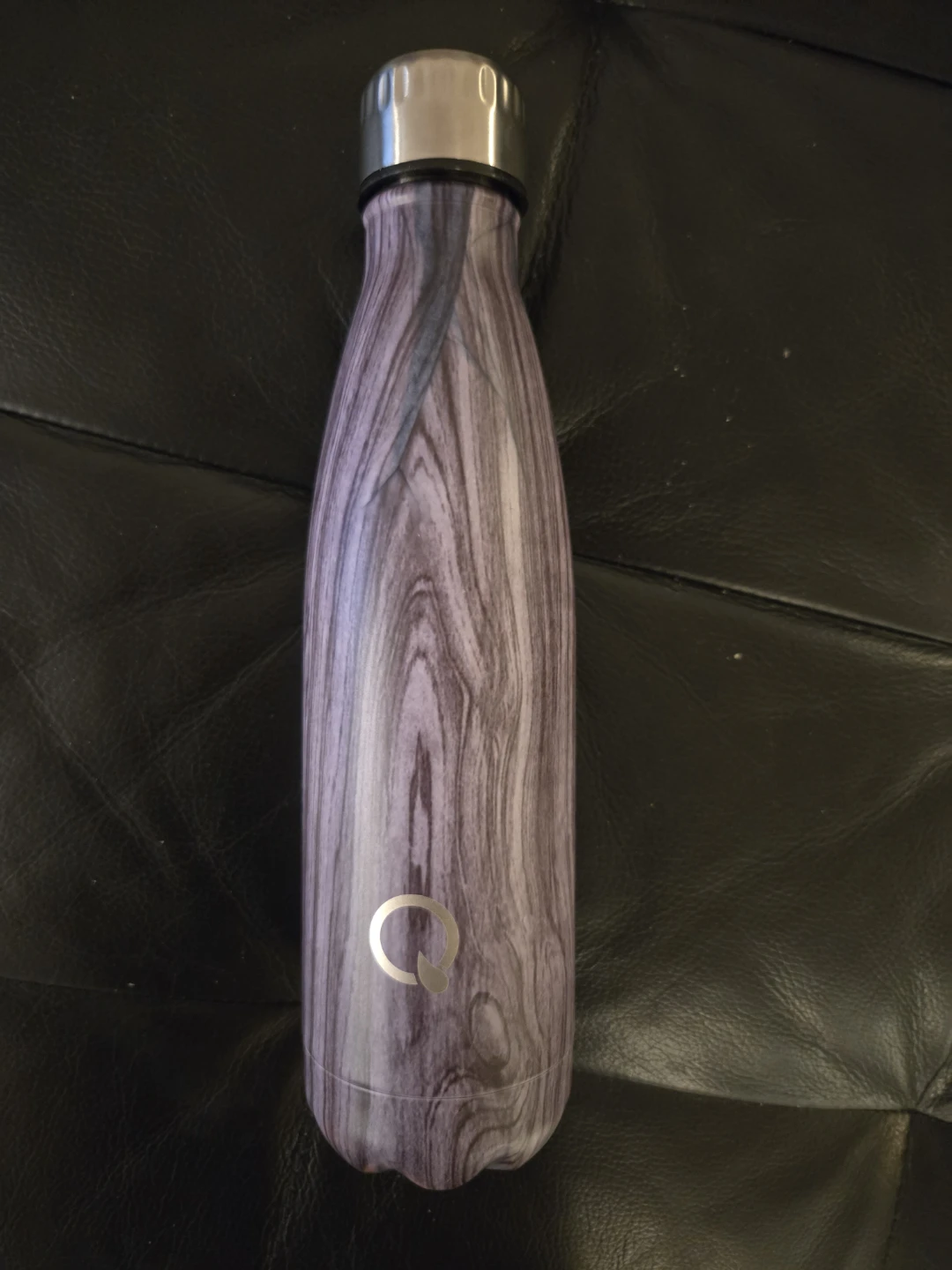 Reusable Water Bottle - Wood Grain Design