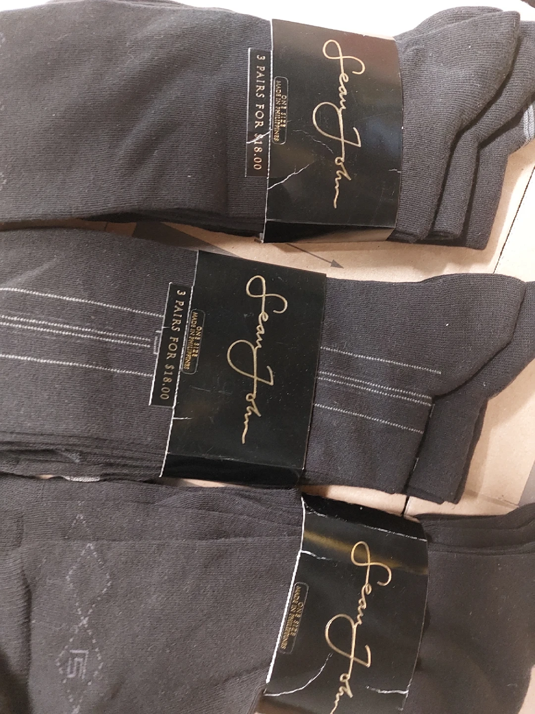 Sean John Men's Socks - 3 Pairs - photo 2