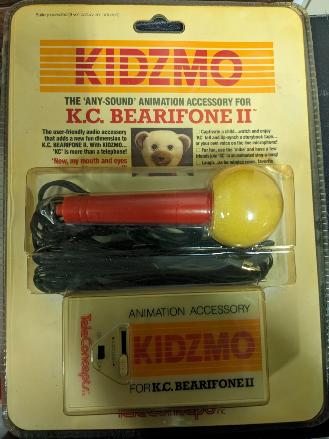 Kidzmo K.C. Bearifone II Animation Accessory - New!