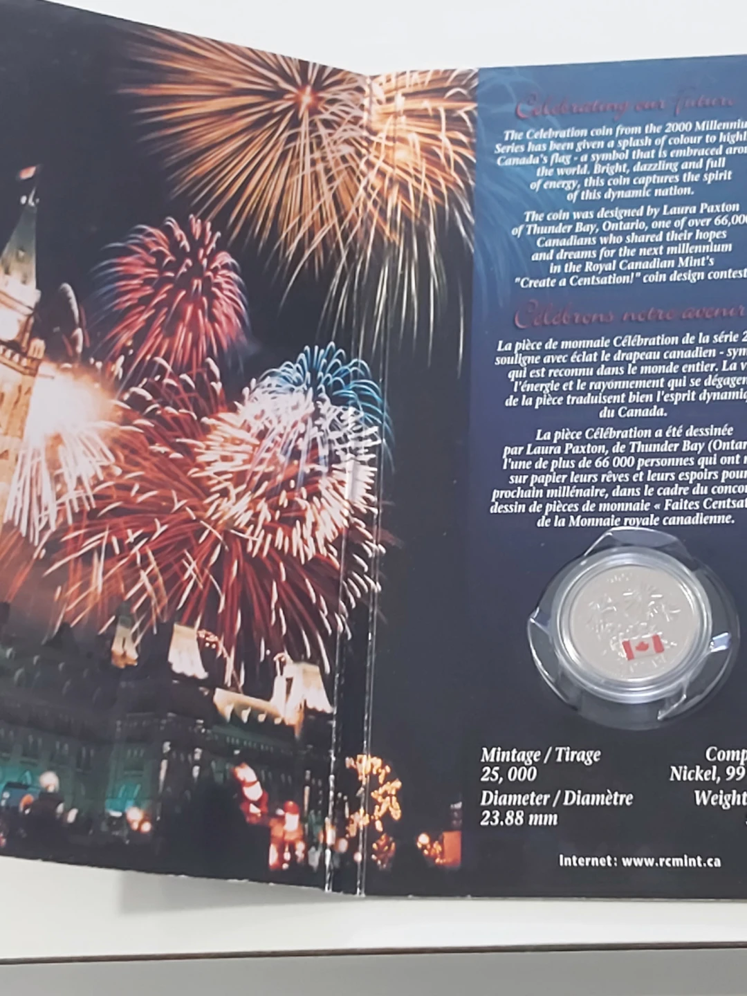 Royal Canadian Mint Celebration 2000 Coin - photo 3